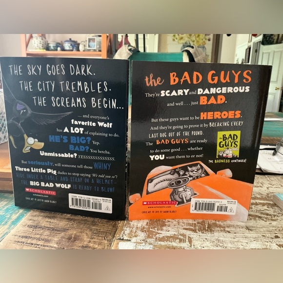 The Bad Guys & The Bad Guys in The Big Bad Wolf, Like New! - Picture 2 of 2